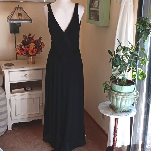 Alex Evenings Black Evening Dress, Old Hollywood, Whimsigoth, Elegant Evening - Picture 7 of 13